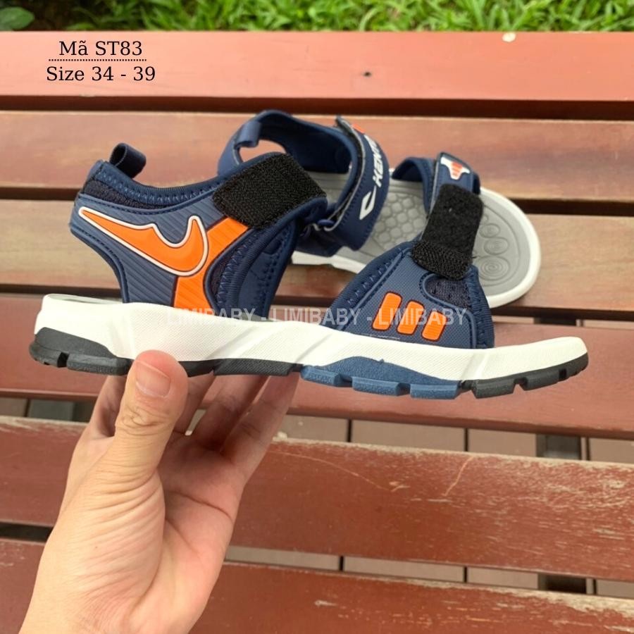 Sandal bé trai quai ngang thể thao năng động và cá tính hãng Kento cho trẻ em học sinh tiểu trung học 7 - 12 tuổi ST83