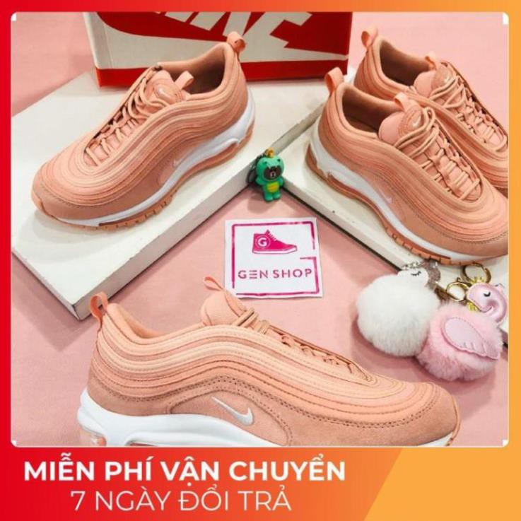 [Real] Giày Nike Chính Hãng Air Max 97 pink chính hãng [hàng đẹp ] . 2021