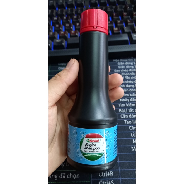 Chai xúc rửa Động cơ Castrol trước khi thay nhớt 70ml