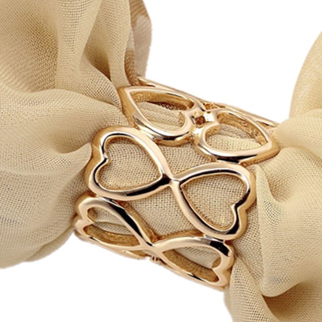 Kẹp Khăn Choàng Cổ Bằng Lụa Thời Trang