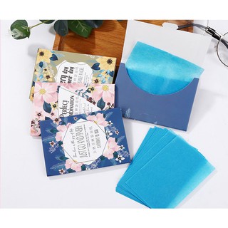 [FREESHIP] Một gói 50 tờ giấy thấm dầu hàng nội địa Trung