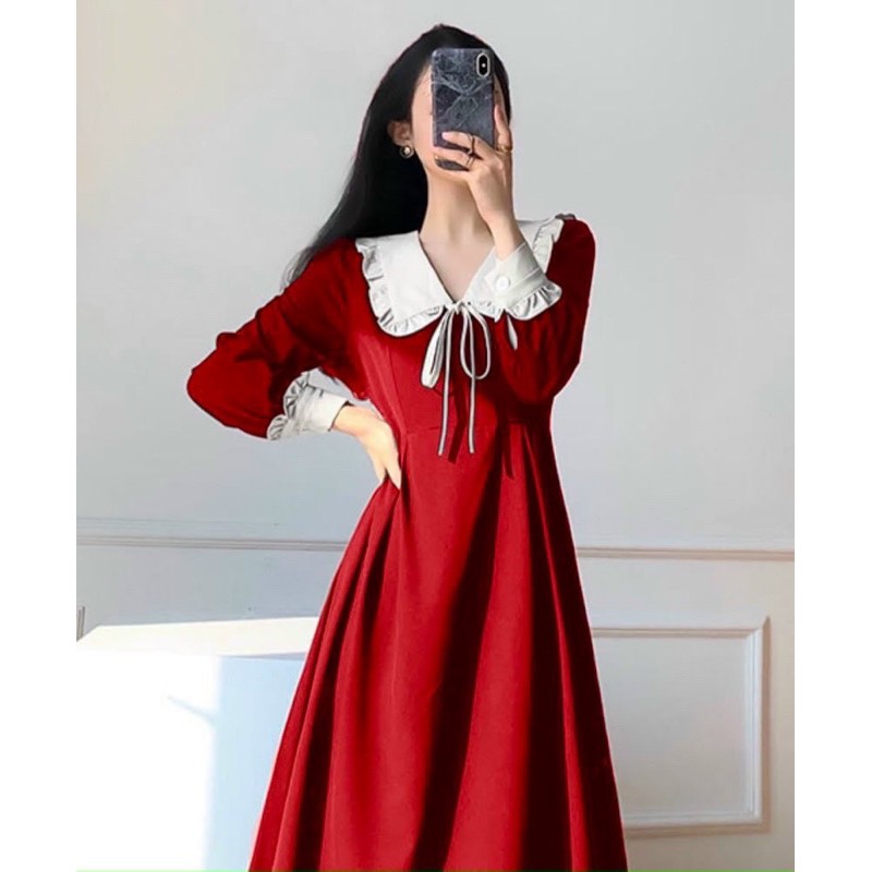 ĐẦM NOEL CỔ PETER XOÈ XINH (QUÁ KÈM ẢNH THẬT)