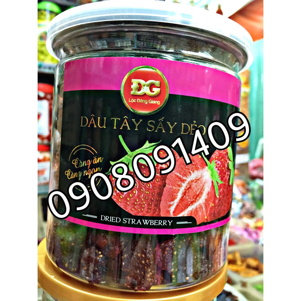 Mứt Dâu Sấy Dẻo (500gr)