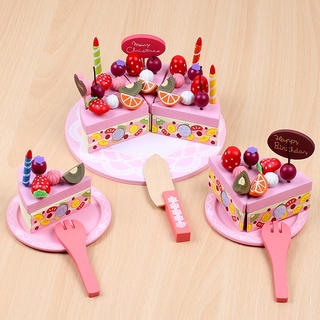 Đồ Chơi Trẻ Em S-Kids, Bộ Bánh Kem Sinh Nhật Bằng Gỗ.