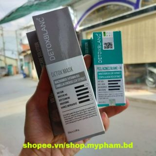 Combo Detox Blanc số 1 + số 13 Dưỡng Da - Giảm mụn cao cấp (hàng chuẩn công ty)