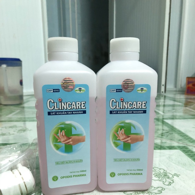 Sát Khuẩn Tay Nhanh CLINCARE 500ml