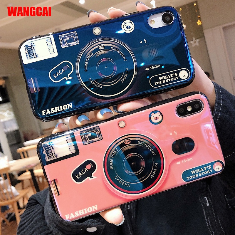 Ốp điện thoại họa tiết camera đẹp mắt dành cho iPhone SE 2020 6/6S/6P/6SP/7/7P/8/8P/X/XS/XR/XS MAX