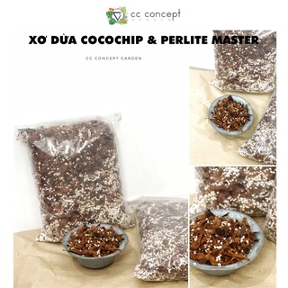 Xơ Dừa Cocochip Trộn Perlite | Giá thể trồng cây