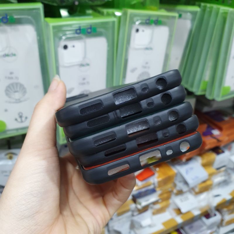 Ốp lưng Realme 9i dẻo giả vân da