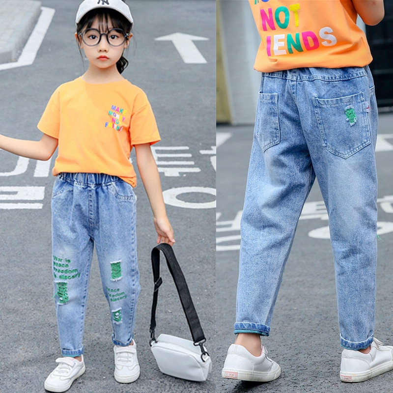 Quần Legging In Hình Mèo Cho Bé Gái (3-12 Tuổi)