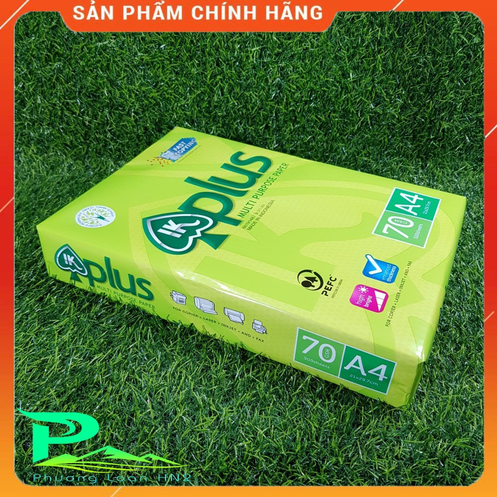 Giấy A4 IK Plus 70GSM, Giấy in, giấy Photocopy A4