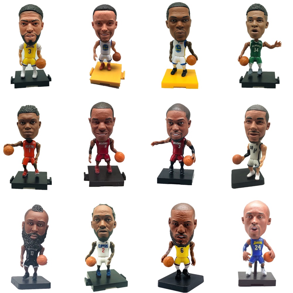 Cầu thủ bóng rổ SOCCERWE Kobe James Warriors Durant Curry Harden Irving Leonard Dolls