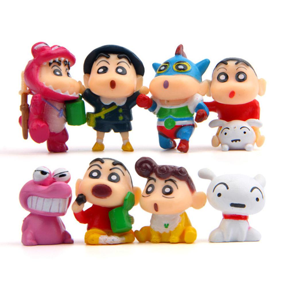 LILYES Mô Hình Nhân Vật Shin-Chan Trang Trí Tiểu Cảnh
