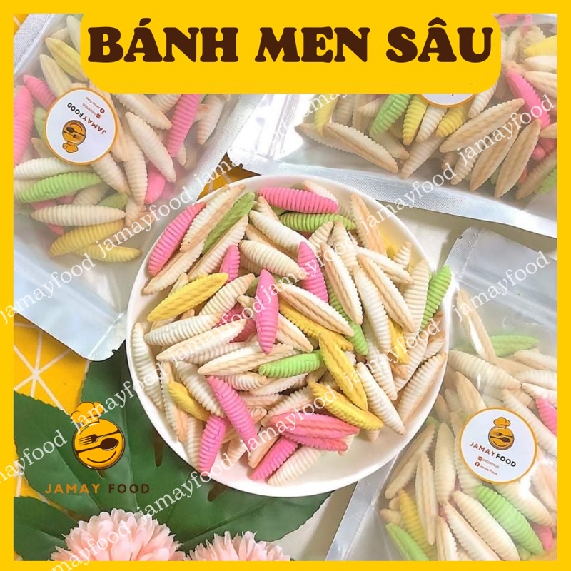 Bánh Men Sâu Đuông Thơm Ngon Béo Ngậy Ăn là Ghiền | Ăn vặt Jamay Food