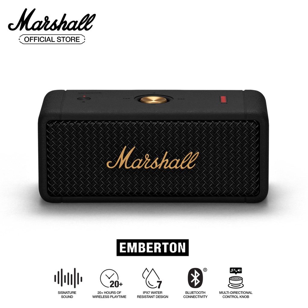 Loa Bluetooth Marshall Emberton - Bảo Hành Chính Hãng 1 Đổi 1 Trong 1 Năm