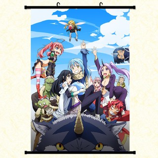 Poster vải anime Slime Datta Ken 40x60 tranh vải