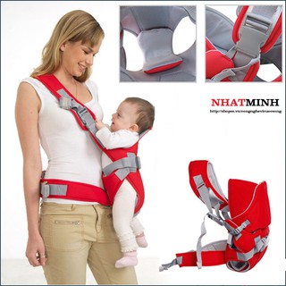 [Free ship 99k giao tại HN + HCM]Đai Địu Em Bé 4 Tư Thế Cho Bé Yêu Mềm Mại Thoáng Mát