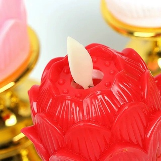đèn thờ hoa sen dùng pin