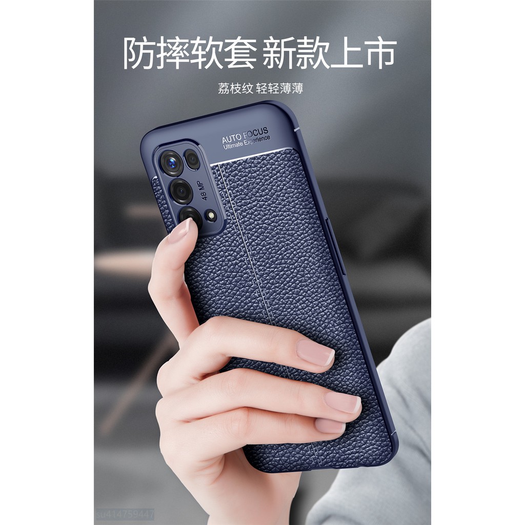 OPPO Ốp Điện Thoại Silicon Mềm Họa Tiết Vỏ Quả Vải Bảo Vệ Bốn Góc | BigBuy360 - bigbuy360.vn