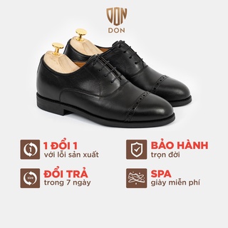 Giày oxford tăng 6cm chiều cao không lộ đế, giày cưới tăng chiều cao cho chú rể, giày tăng chiều cao cho doanh nhân