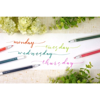 Bút mực rỗng ngòi Fine Brush - Kuretake Ink Cafe Exclusive "Empty Pen" Making your own ink - set 5 cây / lẻ