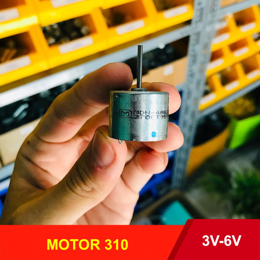 Motor 310 3v - 6v Minebea của Nhật chạy cực êm tốc độ 3200 vòng - LK0109