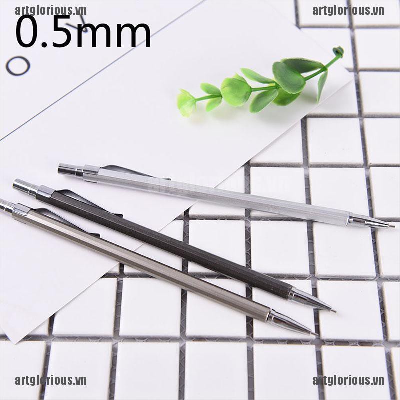 Bút Chì Bấm Tự Động 0.5 / 0.7mm Bằng Kim Loại