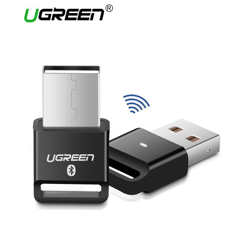 Thiết bị USB thu Bluetooth 4.0 dùng trên máy tính và laptop UGREEN US192 30524