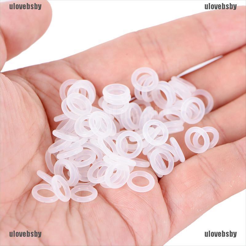 Set 120 Vòng Cao Su Silicone Chữ O Màu Trắng Chuyên Dụng Cho Công Tắc Cherry