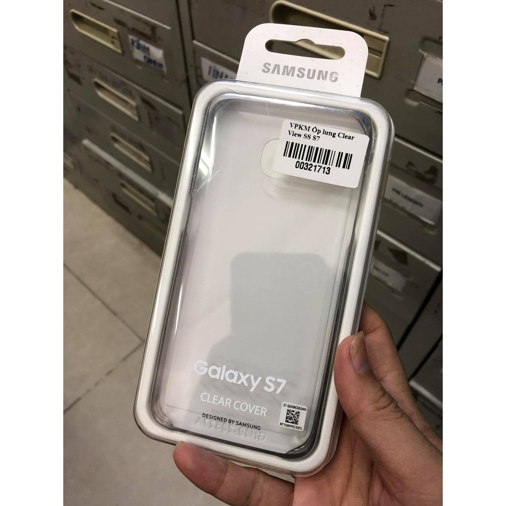 ""Chính Hãng""Ốp Lưng Samsung Galaxy S7 Clear Cover Chính Hãng