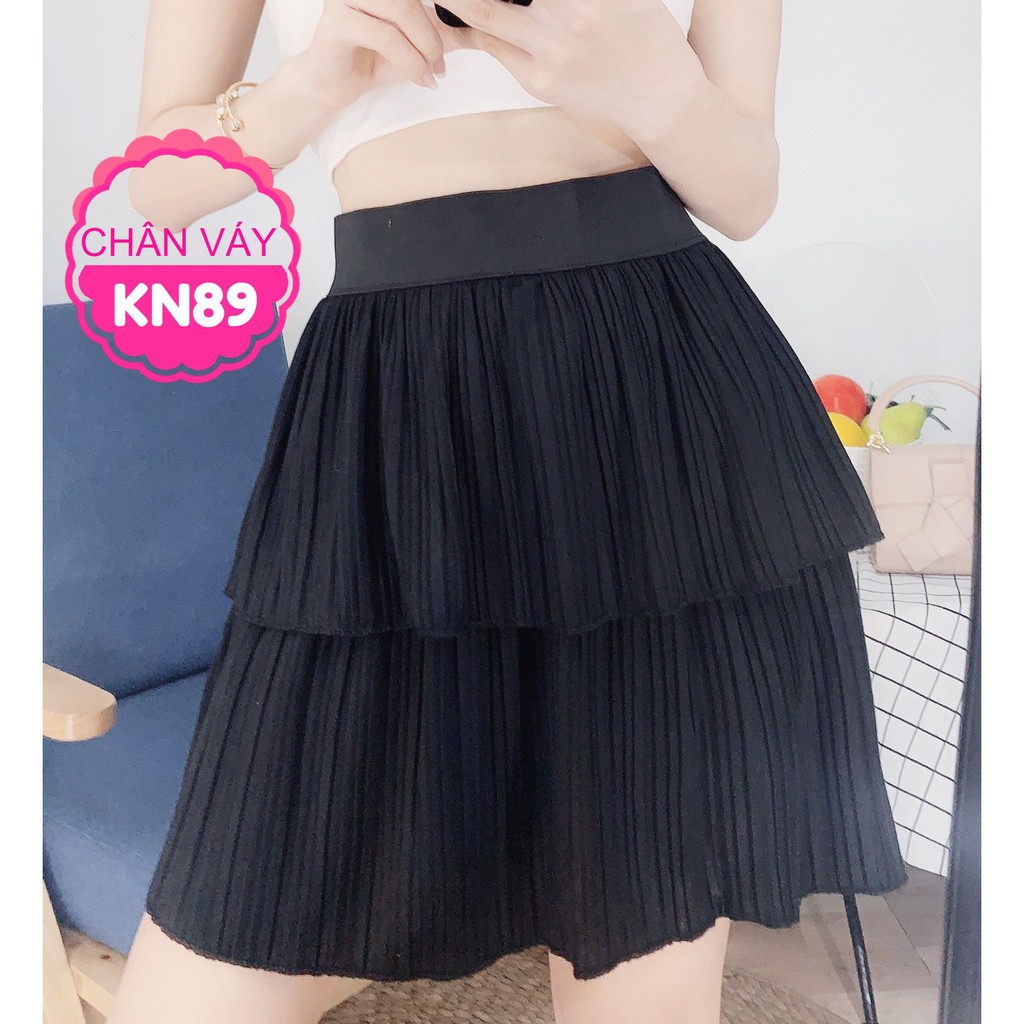 [Mã WAMT10K giảm 10K đơn 0K] CHÂN VÁY XẤP LI TẦNG XINH XẮN KN89 ⚡100% ẢNH THẬT⚡ NN CHUYÊN SỈ - NN STORE