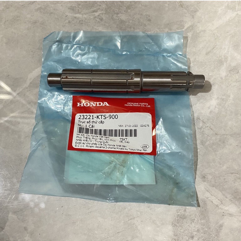 Trục số thứ cấp HONDA WAVE ANLLPHA, S100.