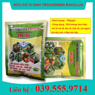 Chế phẩm Trichoderma Tribi dùng tưới cây, trộn giá thể phòng trừ nấm bệnh 100gr