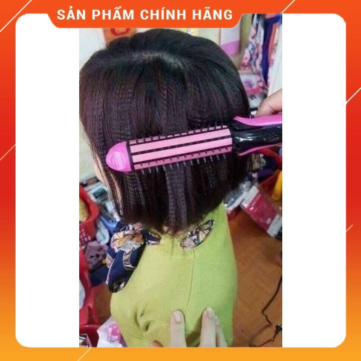 Máy Làm Tóc 3 Trong 1 NOVA (Uốn, Duỗi, Bấm) [FREESHIP]