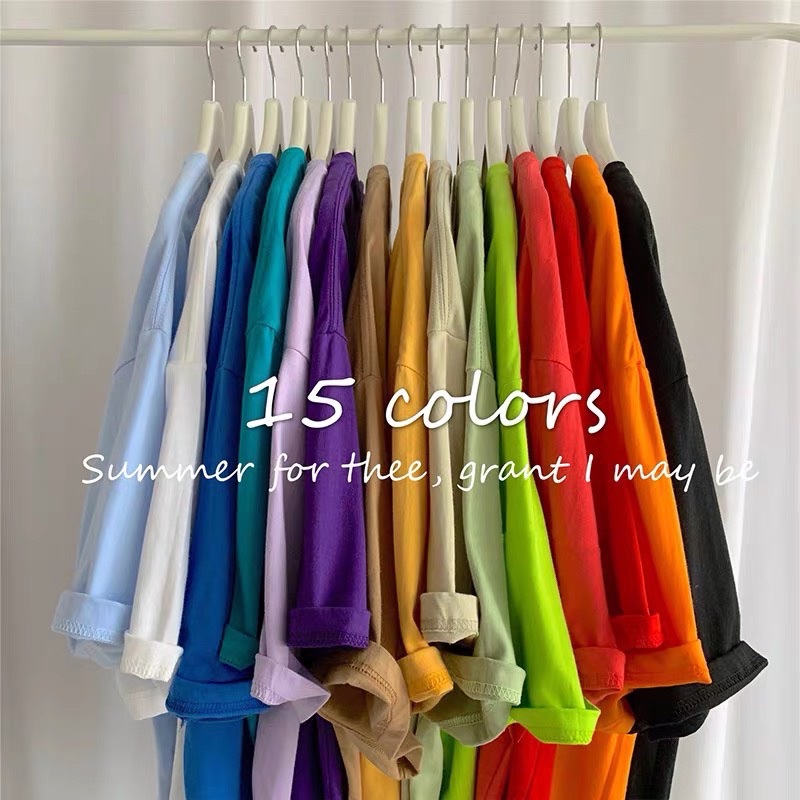 Áo Thun Trơn Unisex nhiều màu giành cho Genz