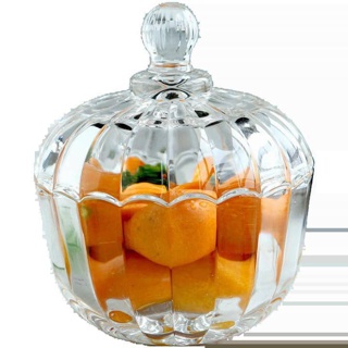 Thố đựng mứt thủy tinh cap cấp, sang trọng