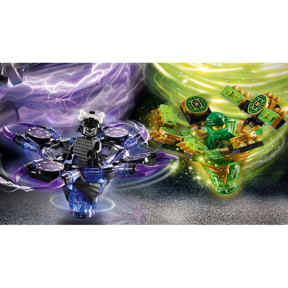 LEGO NINJAGO CON QUAY LỐC XOÁY QUYỀN NĂNG VÀ LỐC XOÁY HỦY DIỆT - ĐỒ CHƠI CHÍNH HÃNG LEGO