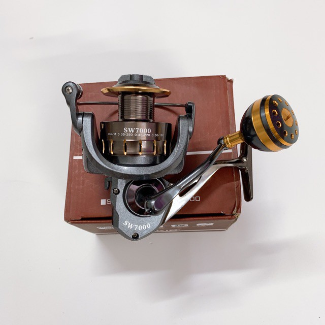 máy câu cá 7000 tải cá lên tới 16kg y hình máy cực khoẻ quay êm giảm giá sele y hình