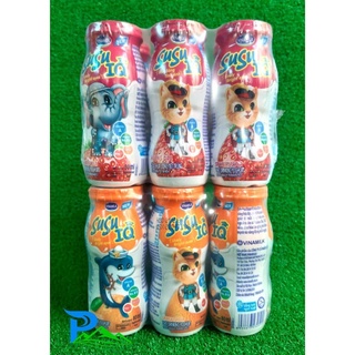 Sữa Susu chai cam/dâu 80ml vỉ 6 chai