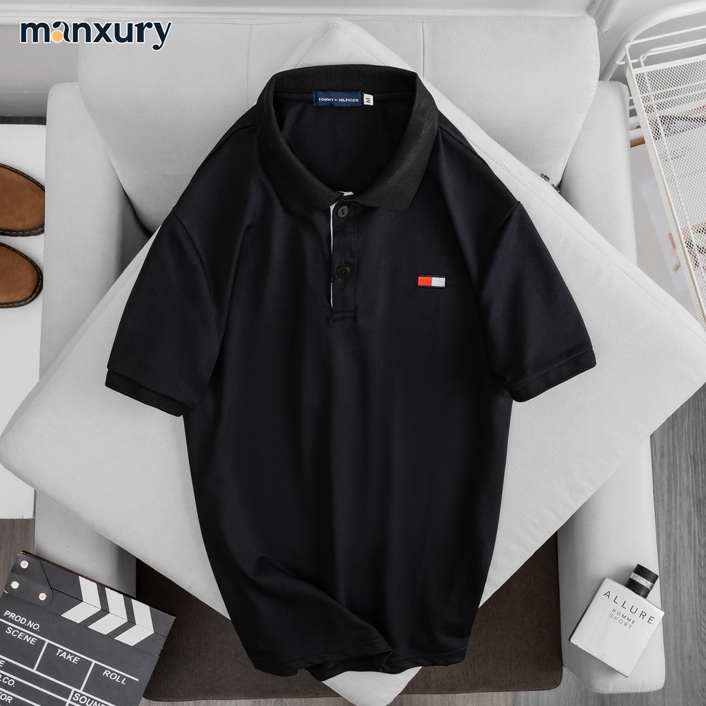 Áo thun POLO nam cổ bẻ BASIC CVC vải cá sấu Cotton kháng khuẩn, chống nhăn, thoáng mát - MANXURY