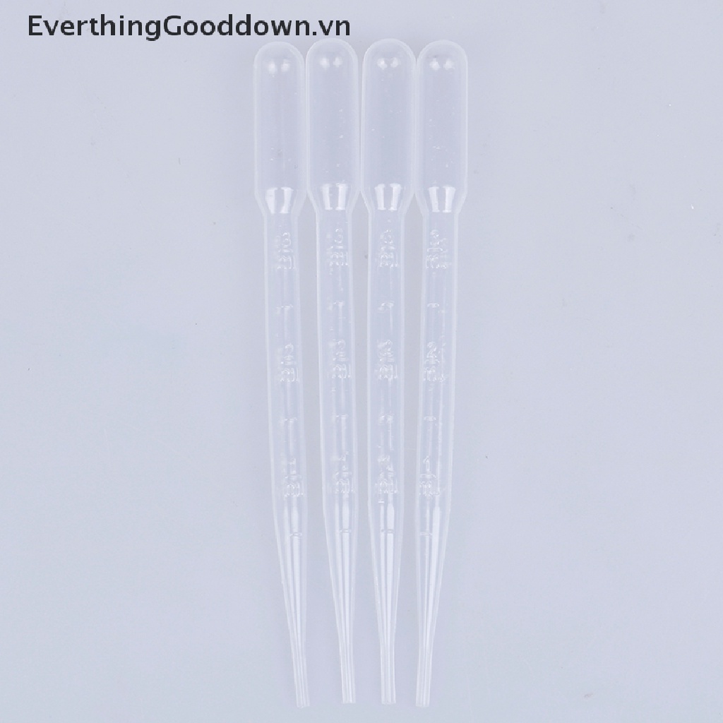 Everthinggooddown Set 4 Ống Nhỏ Giọt Nhựa 3ml Dùng Để Vẽ Mô Hình