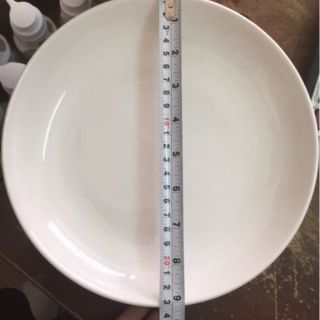 Dĩa sứ trắng to khủng