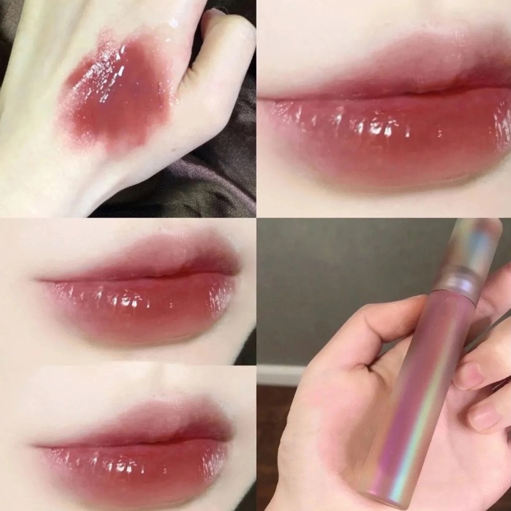 [Hàng mới về] Son Kem Bóng Dưỡng Ẩm Kháng Nước Lâu Phai Thiết Kế Vỏ Thỏi Son Độc Đáo