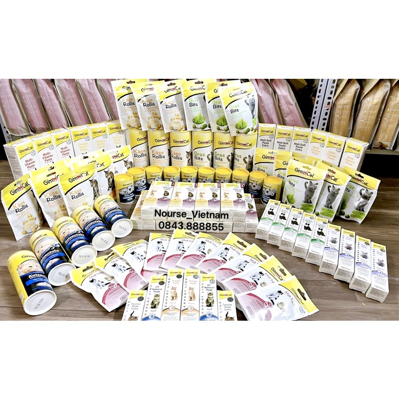 Gimcat Kitten Tabs Vitamin cho mèo con dinh dưỡng tăng cân cho mèo Surica VG03 (40g)