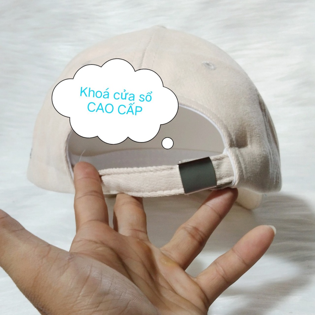 Mũ lưỡi trai, nón kết cao cấp nam nữ đẹp thêu chữ D phong cách Ulzzang unisex mã số K43