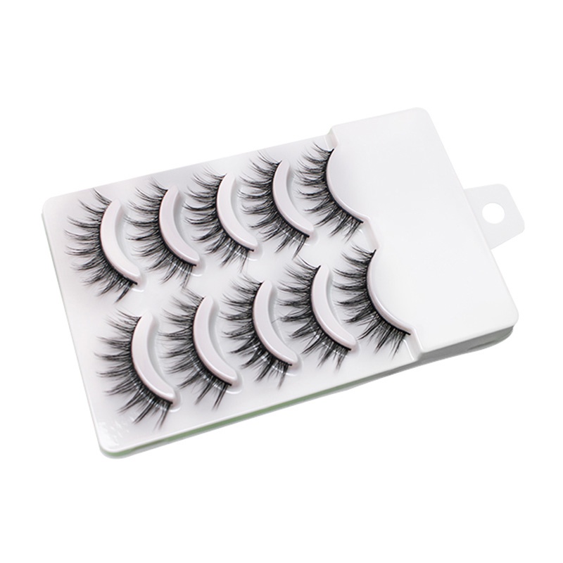 Set 5 Cặp Lông Mi Giả 3D Dài Tự Nhiên Dùng Hóa Trang