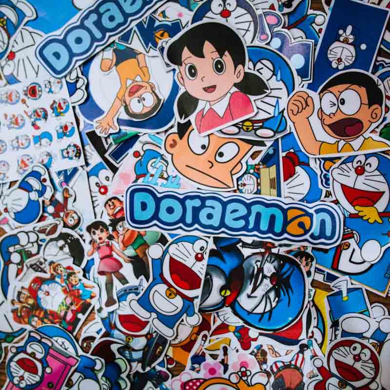 Set 100 Sticker hình dán - Doremon