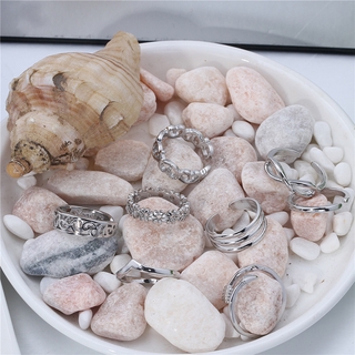 Set 8 Nhẫn Thiết Kế Tinh Tế Cho Nữ