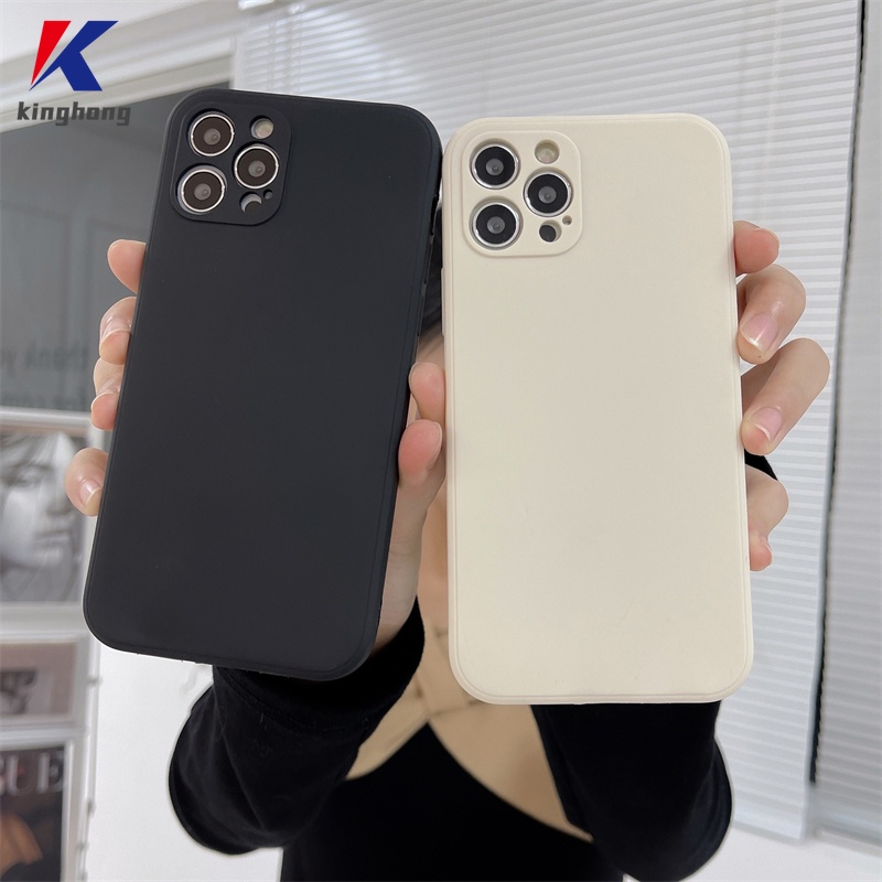 Ốp điện thoại silicone TPU màu trắng đen cho VIVO Y12S Y12 Y20S Y20 Y11 Y91C Y53 Y51 2020 Y21 Y31 2021 Y12A Y20A Y3S