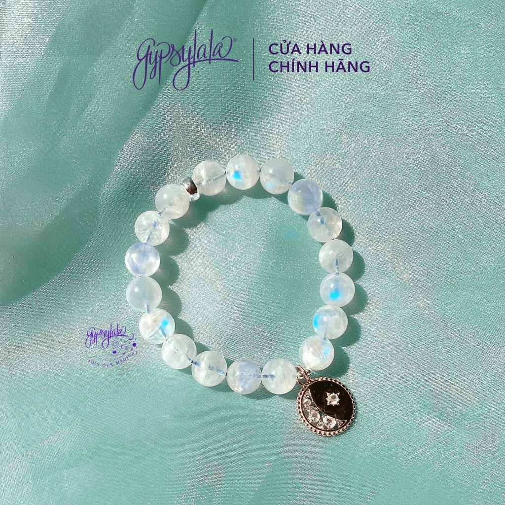 Vòng Tay Dạng Chuỗi Đá Ánh Trăng Thiên Nhiên Phong Thủy May Mắn Không Kị Mệnh SP003891 Gypsy.lala